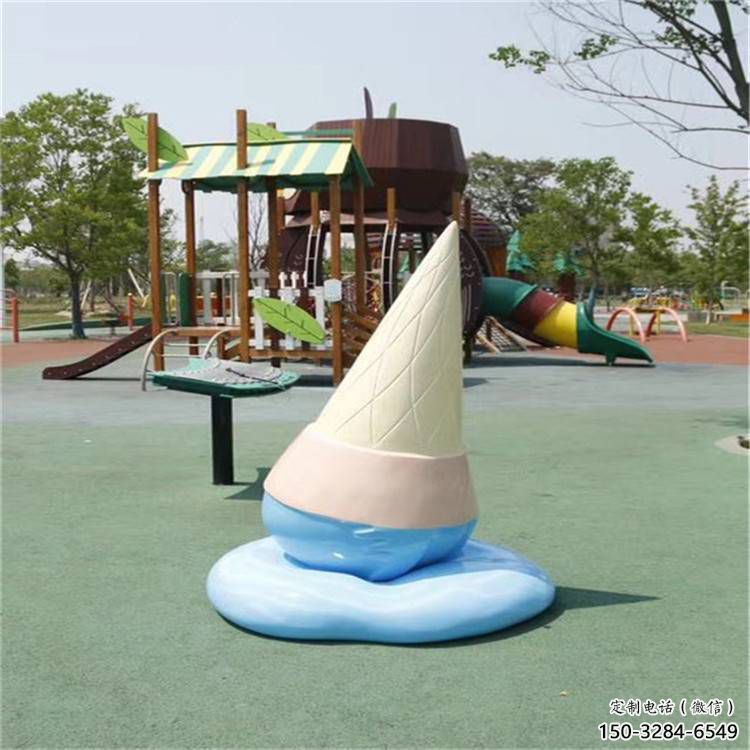 幾何雪糕雕塑 飯店雪糕雕塑 冷飲主題擺件