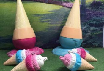 雪糕雕塑 庭院雪糕雕塑 標識主題擺件