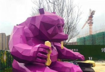 門口黑熊雕塑 售樓處仿真雕塑 彩繪小品