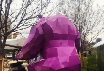 庭院黑熊雕塑 城市古銅色雕塑 動(dòng)物小品