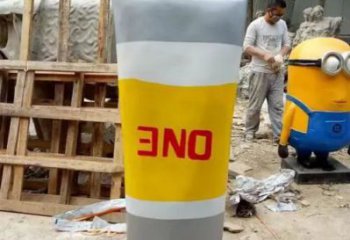 彩繪牙膏雕塑生產 園林牙膏雕塑 標識主題小品