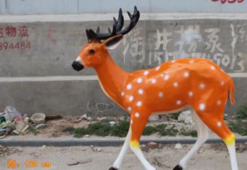承接仿真小鹿雕塑 酒店公園雕塑 風(fēng)景區(qū)擺件