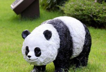 城市玻璃鋼熊貓雕塑廠家 風(fēng)景區(qū)彩繪雕塑 抽象擺件