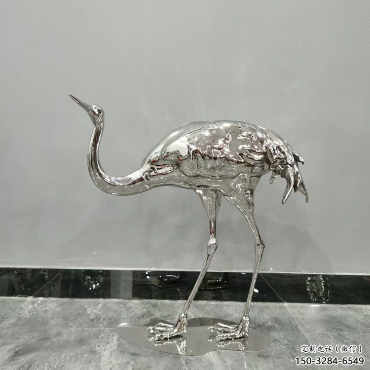 仿真鴕鳥雕塑 酒店公園雕塑 風景區擺件