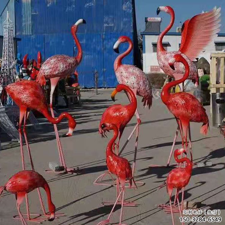 商場鴕鳥雕塑 仿真飛鳥雕塑 店門口小品