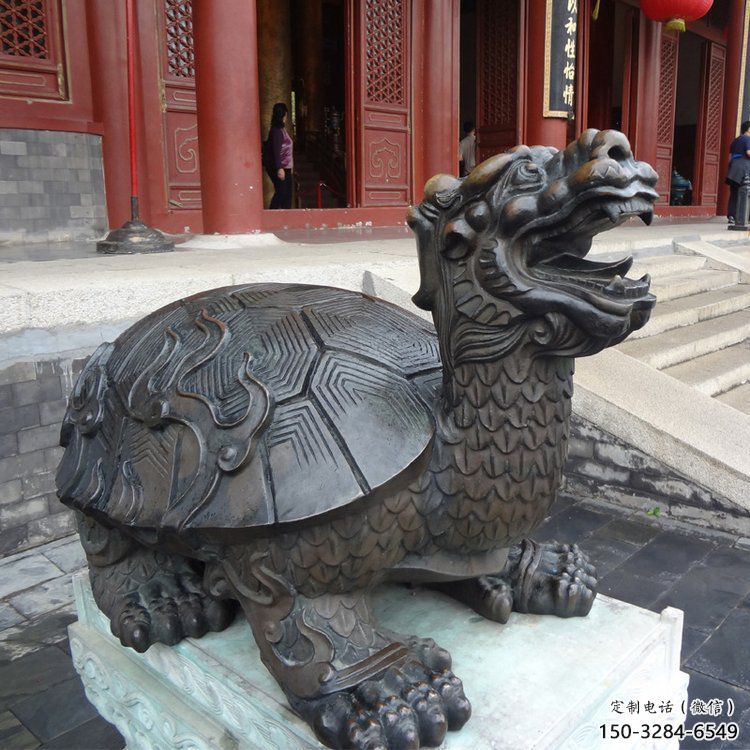 銅烏龜?shù)袼苤谱鳎瘾F動物，仿古公園廣場擺件
