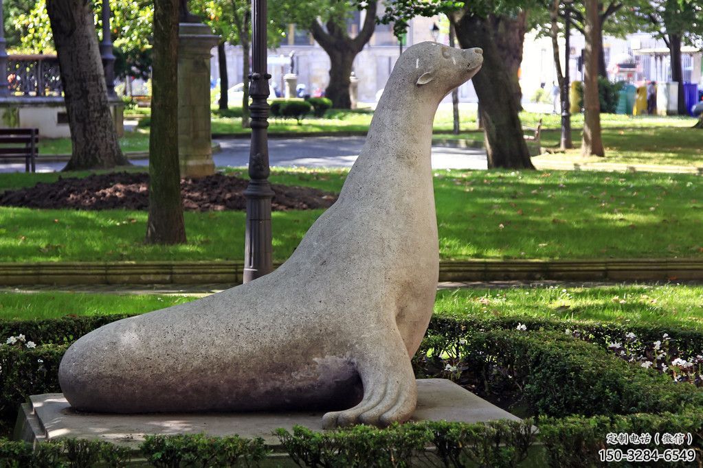 風(fēng)景區(qū)海豹雕塑 售樓處廣場雕塑 仿古擺件