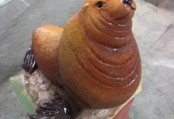 水景海豹雕塑 風(fēng)景區(qū)幾何雕塑 廣場(chǎng)小品