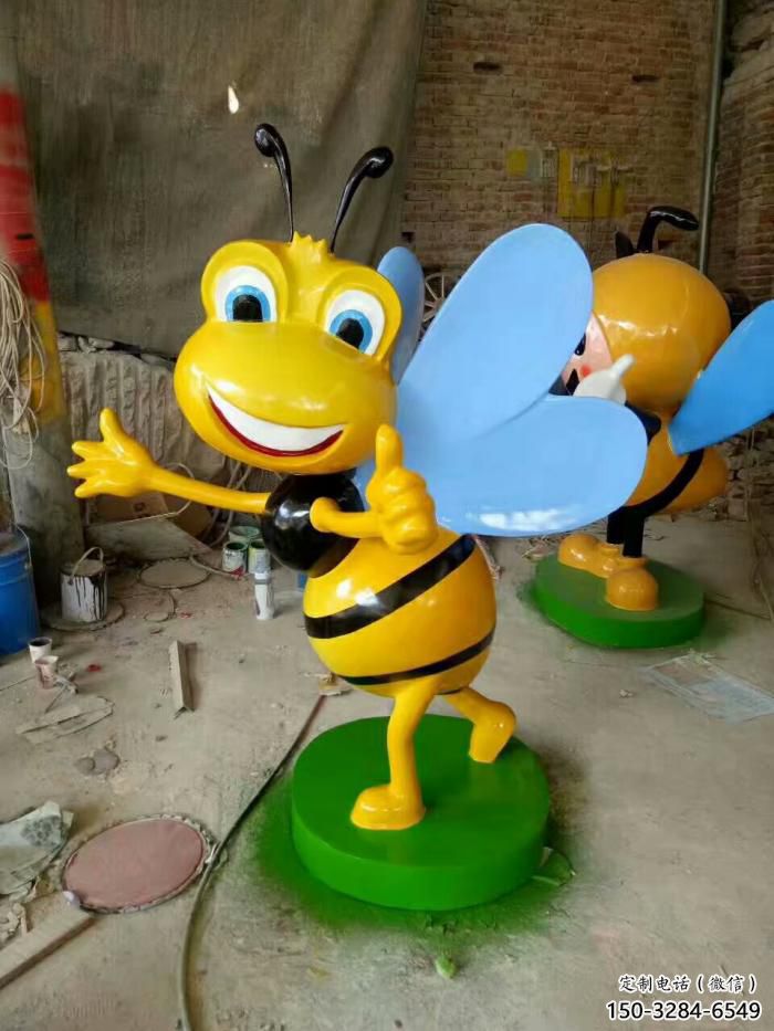 創意蜜蜂雕塑廠家 步行街店門口雕塑 影視劇小品