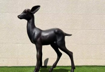 抽象玻璃鋼麋鹿雕塑 店門口彩繪雕塑 步行街擺件