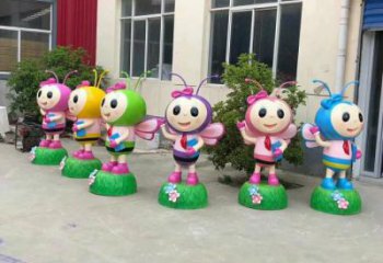 店門(mén)口蜜蜂雕塑廠家 創(chuàng)意景觀雕塑 仿真擺件