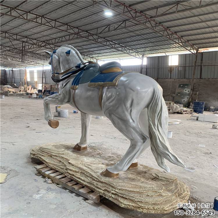 室內戰馬雕塑，景觀題材，仿真效果工藝