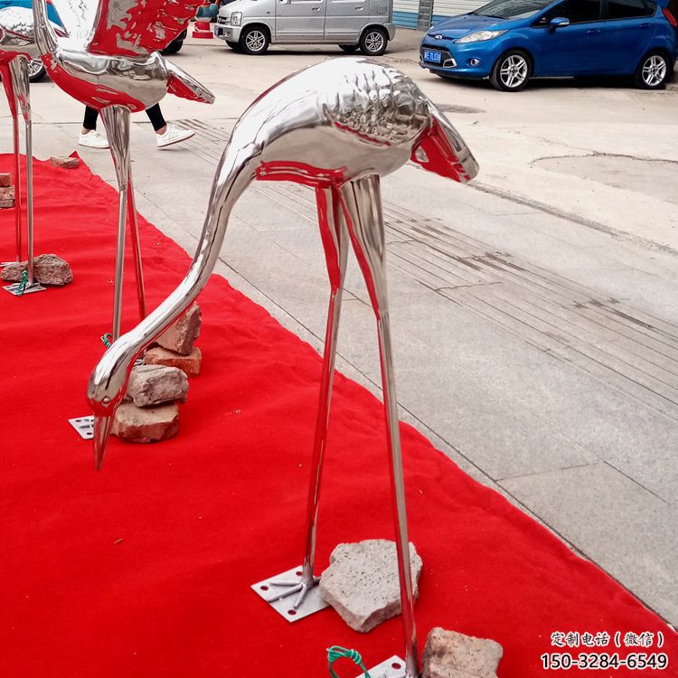 大型白鶴雕塑 門口創意雕塑 售樓處小品