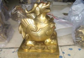 操場貔貅雕塑，鏤空海洋雕塑，噴砂制造