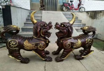 醫院貔貅雕塑，仿古動漫雕塑，仿古擺件