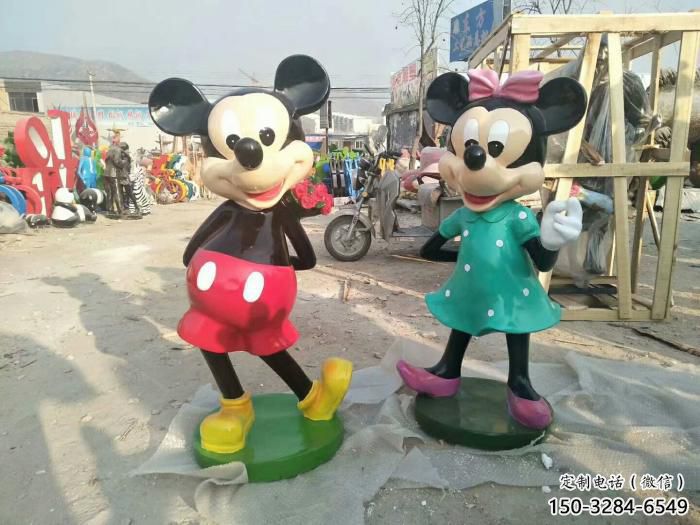 冷飲店老鼠雕塑，鍍銅海洋雕塑，鏡面工藝