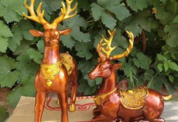 操場馴鹿雕塑，鏤空海洋雕塑，噴砂制造