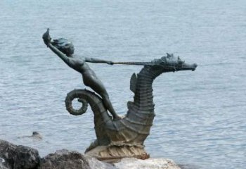 公園河馬雕塑，噴砂發光雕塑，鑄銅工藝