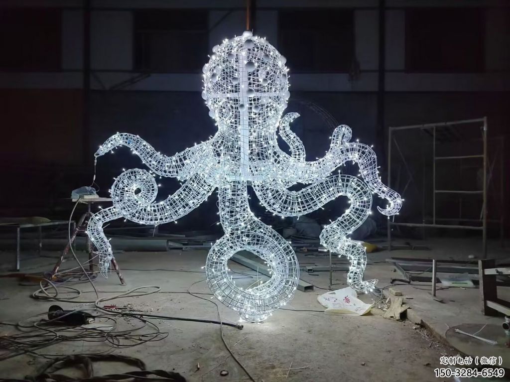 烏賊雕塑，仿古動(dòng)漫雕塑，仿古擺件