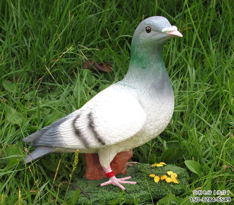 幼兒園鴿子雕塑，鐵藝文化雕塑，鑄造制作