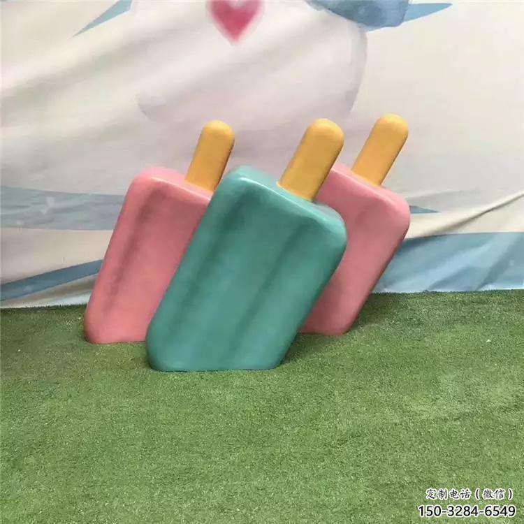 仿真冰淇淋雕塑 店門(mén)口冰激凌雕塑