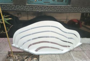 冷飲店景觀雕塑，鍍銅假山雕塑，鏡面工藝