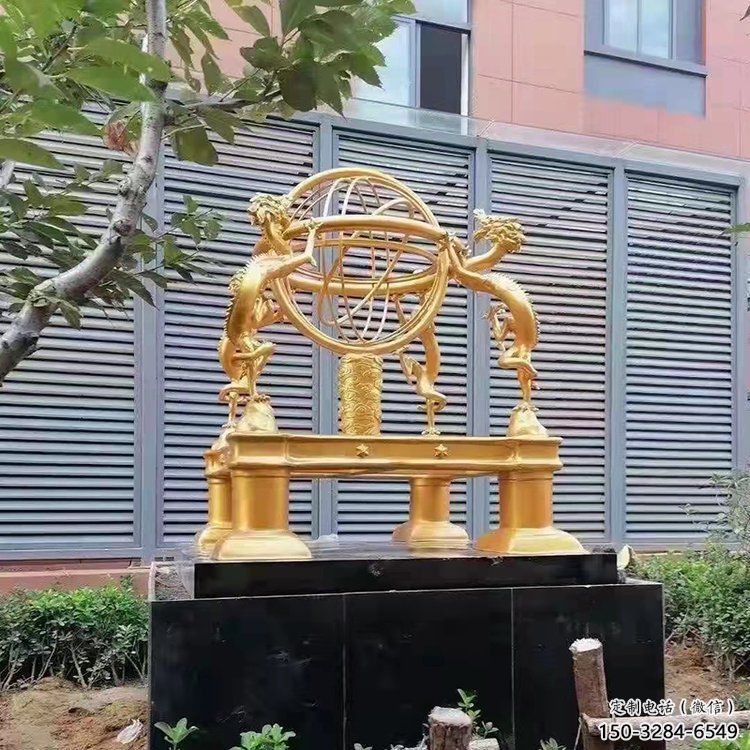 渾天儀雕塑，仿古景觀雕塑，仿古擺件