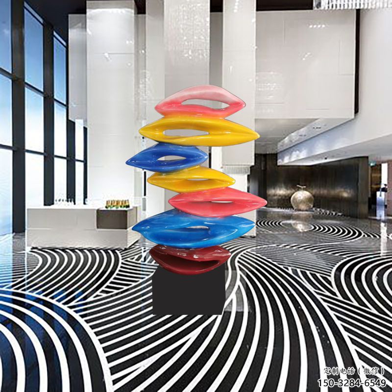 室內(nèi)水滴雕塑，拉絲景觀雕塑，抽象效果
