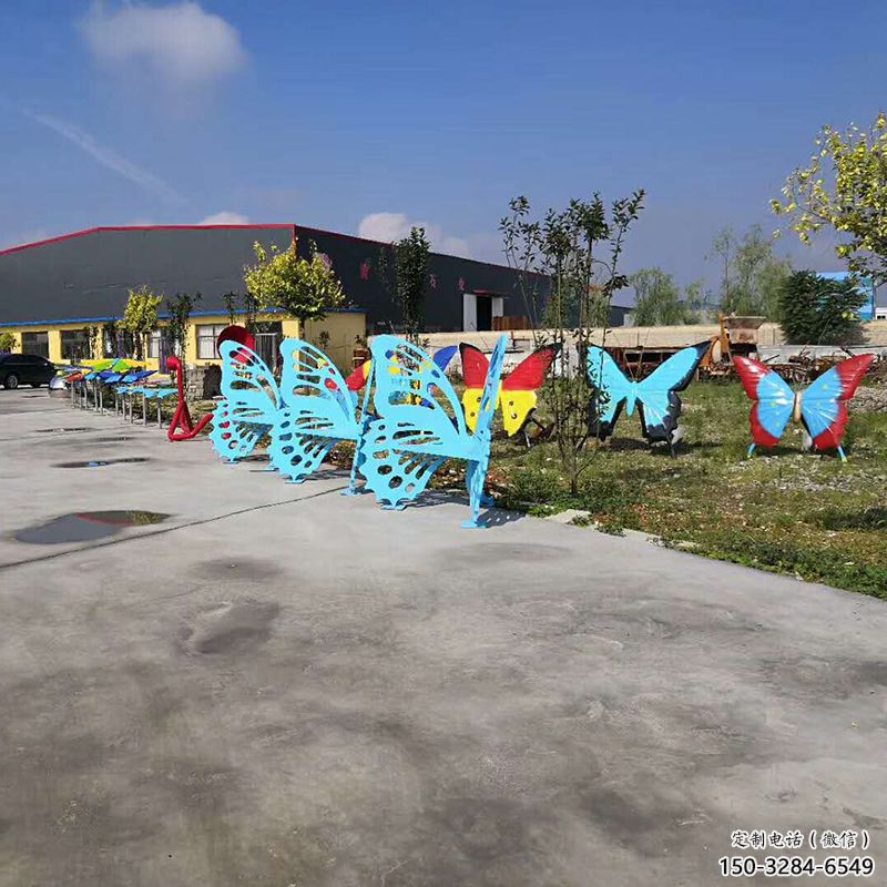 街道座椅雕塑 烤漆現代擺件 彩繪雕塑