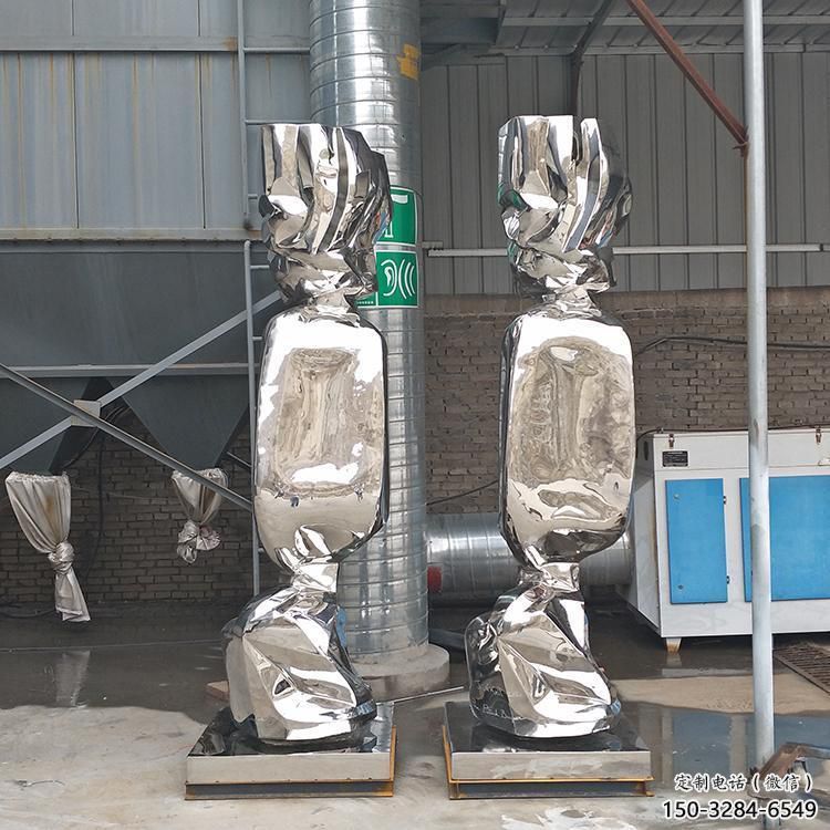 大門口糖果雕塑 發光公園小品 仿真雕塑