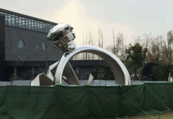 室內戒指雕塑 仿真景觀擺件 大型雕塑