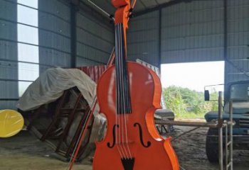 彩繪吉他雕塑 餐飲店擺件 街頭雕塑