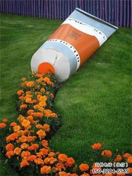 幾何牙膏雕塑 風(fēng)景區(qū)雕塑 彩繪工藝擺件