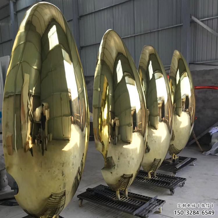 拉絲雞蛋雕塑 鏤空創意擺件 別墅區雕塑