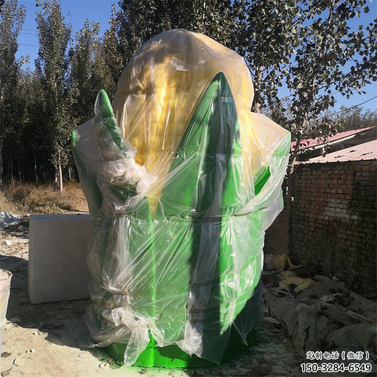 房地產(chǎn)玉米雕塑 現(xiàn)代景觀擺件 幾何雕塑