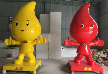 公園辣椒雕塑 酒店門口雕塑 彩繪擺件