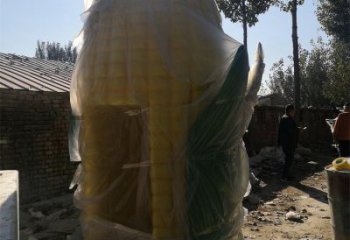 步行街玉米雕塑 游樂場景觀農(nóng)作物雕塑 鑄造雕塑