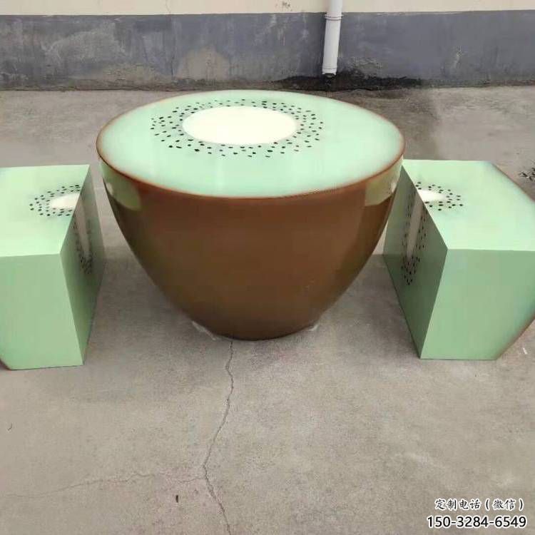 公園獼猴桃雕塑 戶外景觀擺件 抽象雕塑