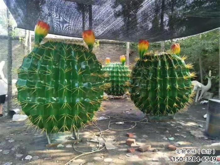景觀場仙人掌雕塑 仿真花卉雕塑 景觀植物雕塑