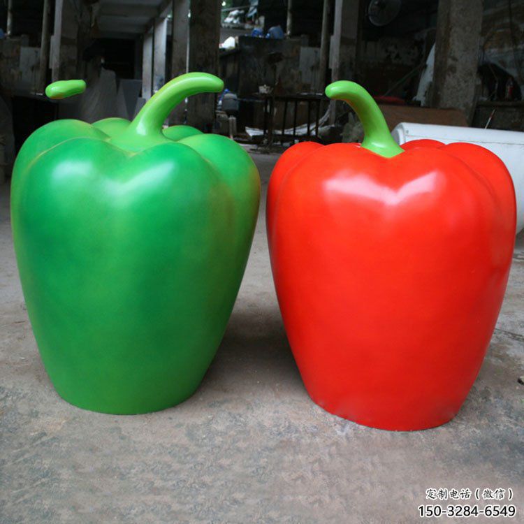 青椒雕塑 廣場(chǎng)蔬菜雕塑 門口小品