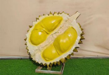 別墅區(qū)榴蓮雕塑 大型別墅區(qū)水果雕塑 仿真果蔬雕塑