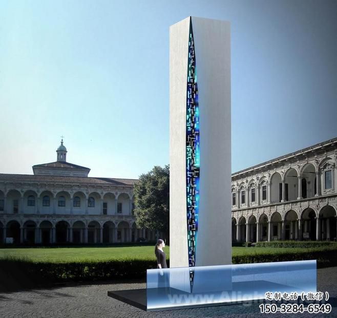 賓館精神堡壘雕塑 烤漆大型標識雕塑 歐式文化雕塑