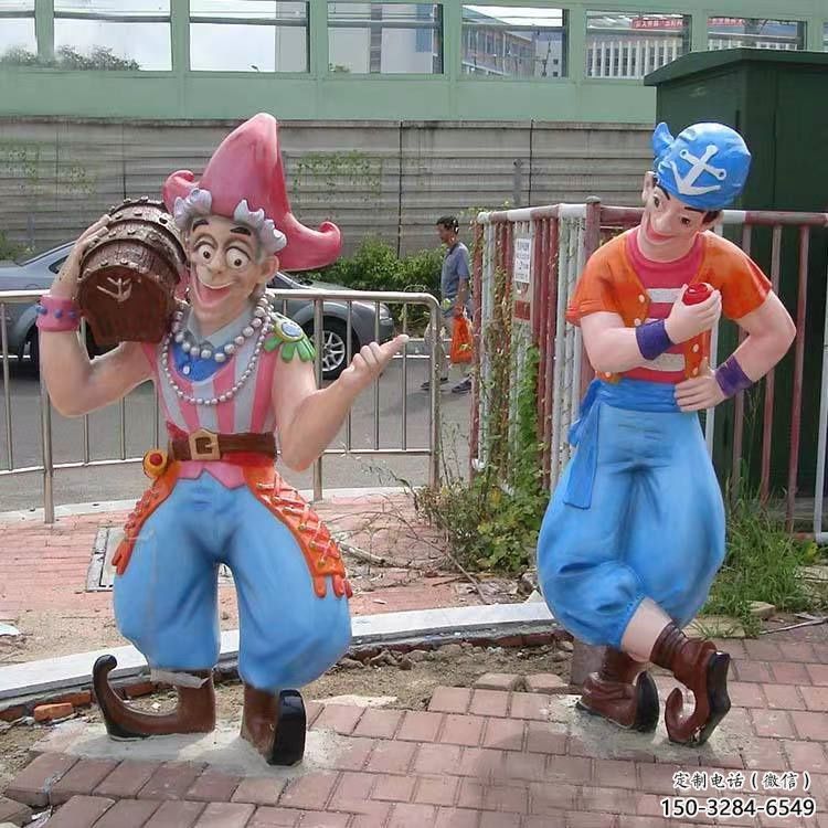 售樓處小丑雕塑廠 商業街雕塑 民俗擺件