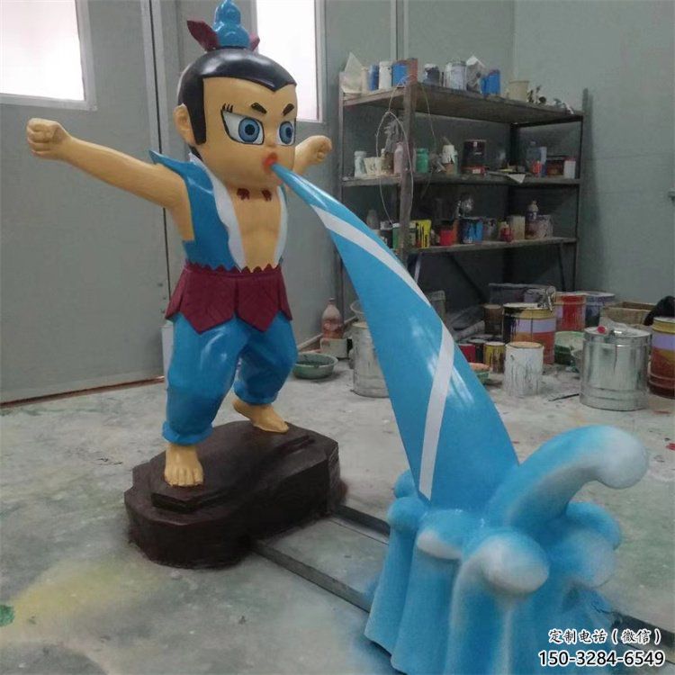 卡通葫蘆娃雕塑廠 酒店公園雕塑 風景區(qū)擺件