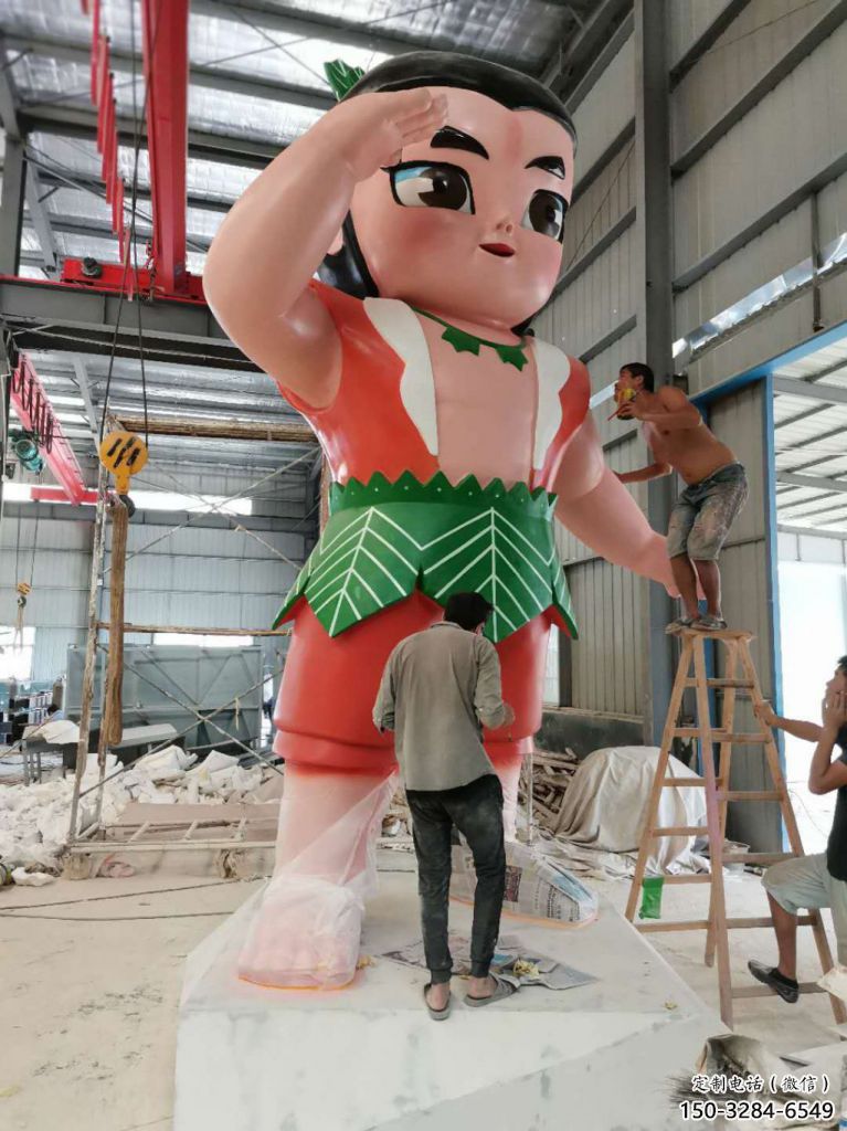 園林葫蘆娃雕塑價格 風景區卡通雕塑 廣場小品