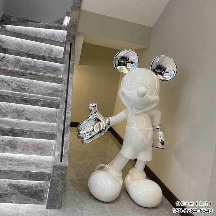 鑄造唐老鴨雕塑 中式村口卡通雕塑 景觀動漫雕塑