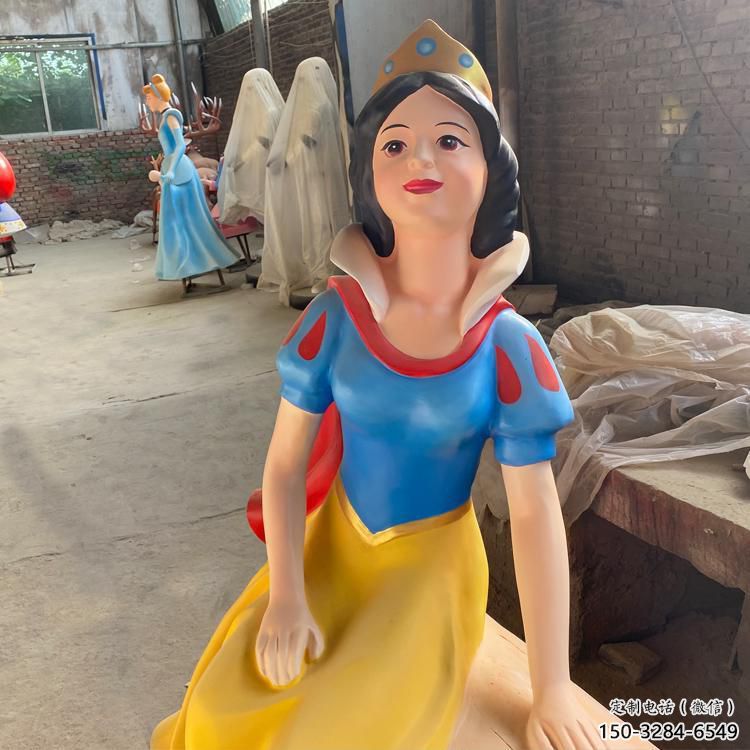 室內白雪公主雕塑 仿真景觀動漫雕塑 大型卡通雕塑