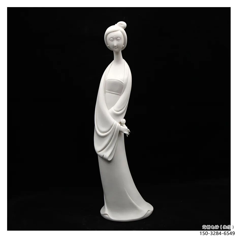 廣場(chǎng)仕女雕塑 公園古代雕塑 抽象擺件