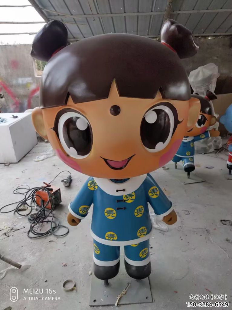 風(fēng)景區(qū)娃娃雕塑 售樓處廣場(chǎng)雕塑 仿真擺件