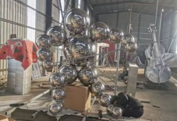 彩繪機器人雕塑廠 卡通雕塑 步行街擺件